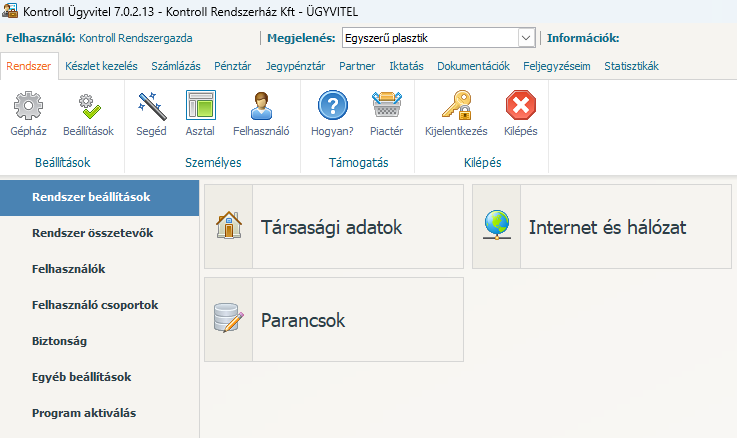 Levelezés beállítása